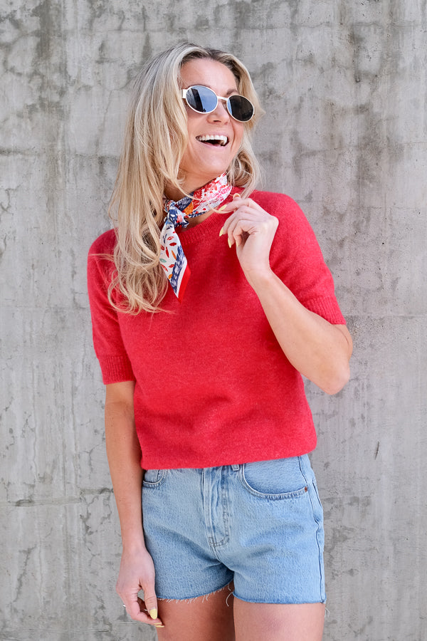 Georgina Sweater Ruby Pink