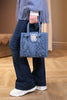 Sigrid Straw Bag Blue