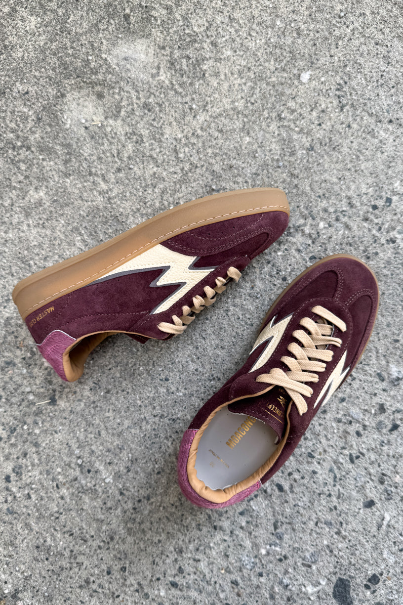 Kit Club Sneakers Purple Suede Mauve Horsy Backtab