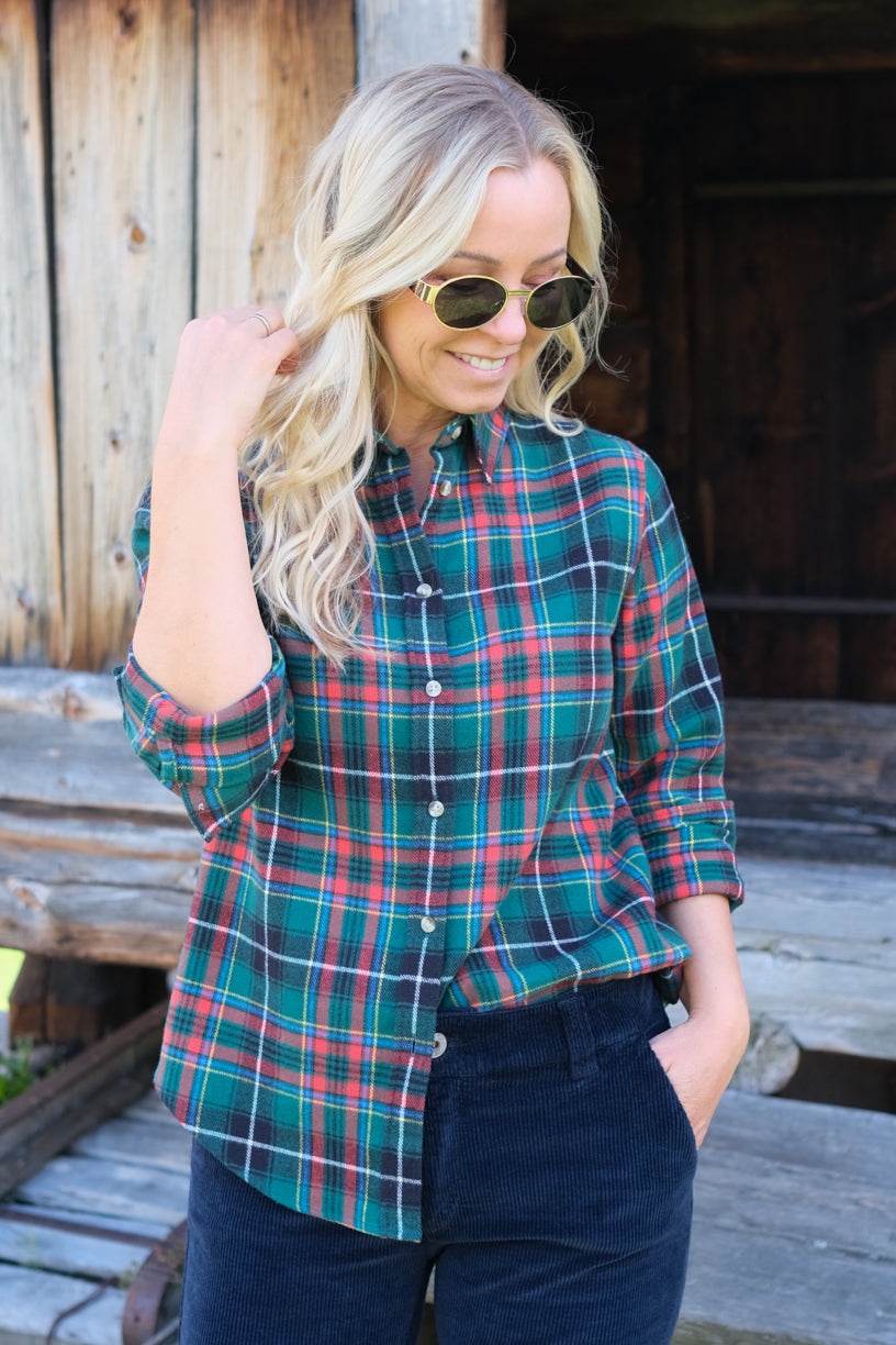 Arc Shirt Classic Tartan Green Red Combo
