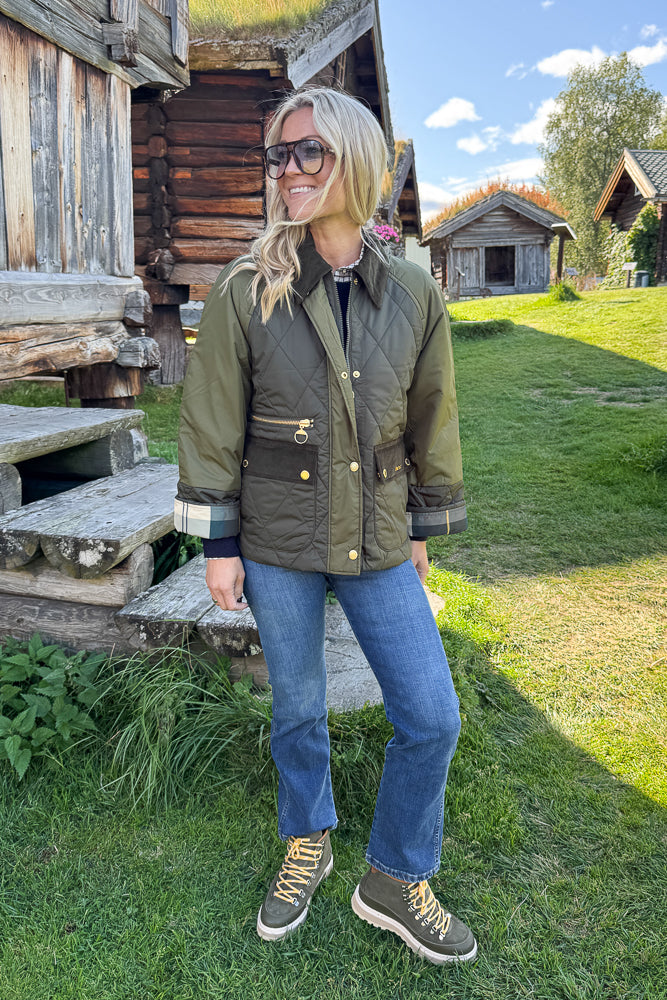 Martha Quilted Jacket Olive