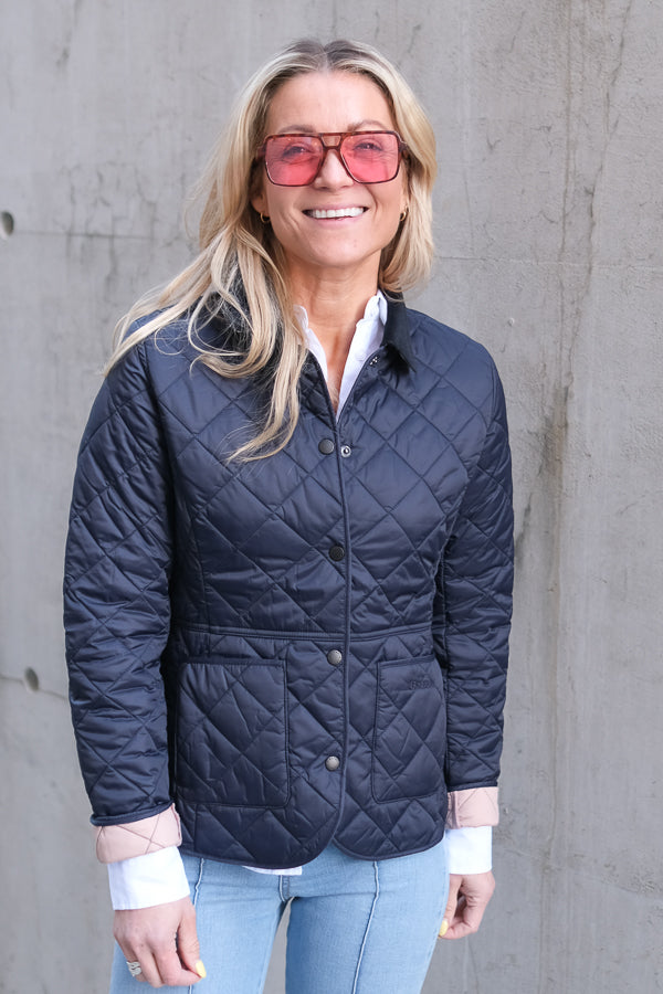 Deveron Quilted Jacket Navy
