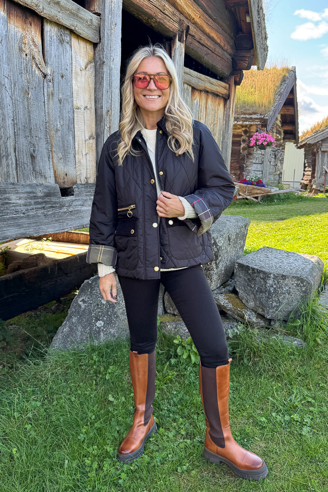 Martha Quilted Jacket Black