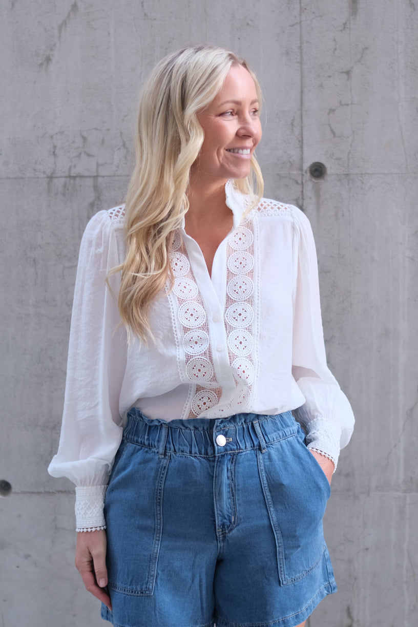 Soffy Jo Blouse Off-white