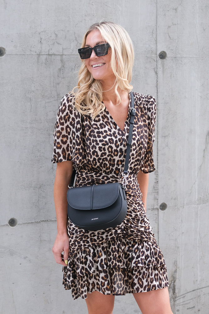 Cherry Dress Beige Leo