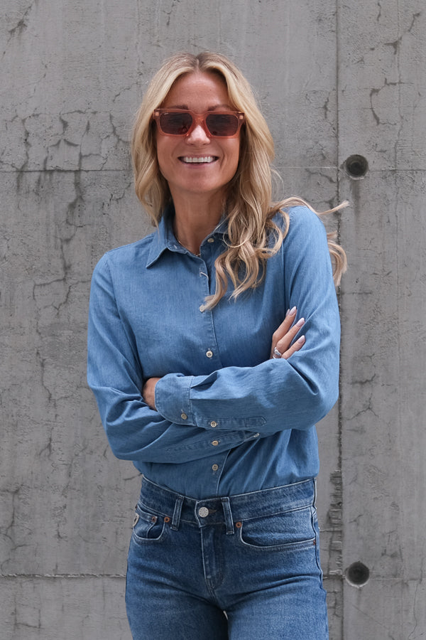 Sofie Casual Shirt Indigo Denim