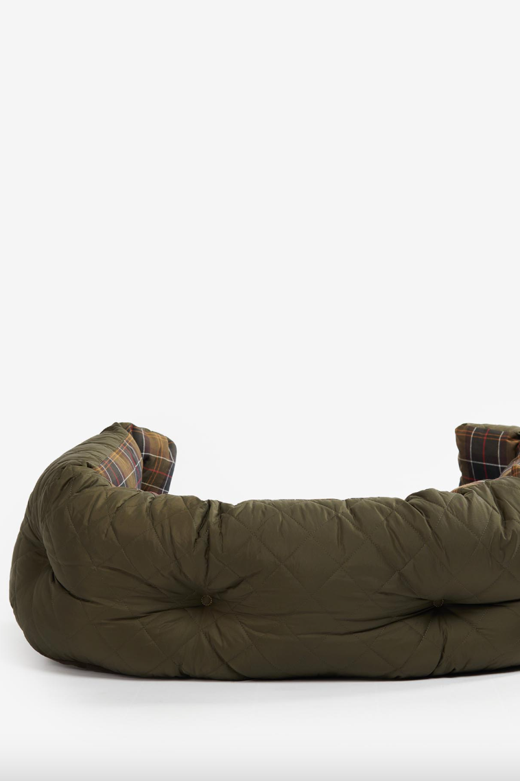Quilted Dog Bed 35 In Olive