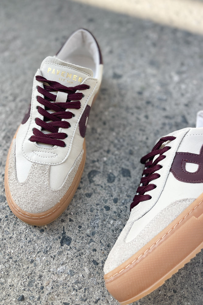 Kohia Sneakers Bordeaux Combo