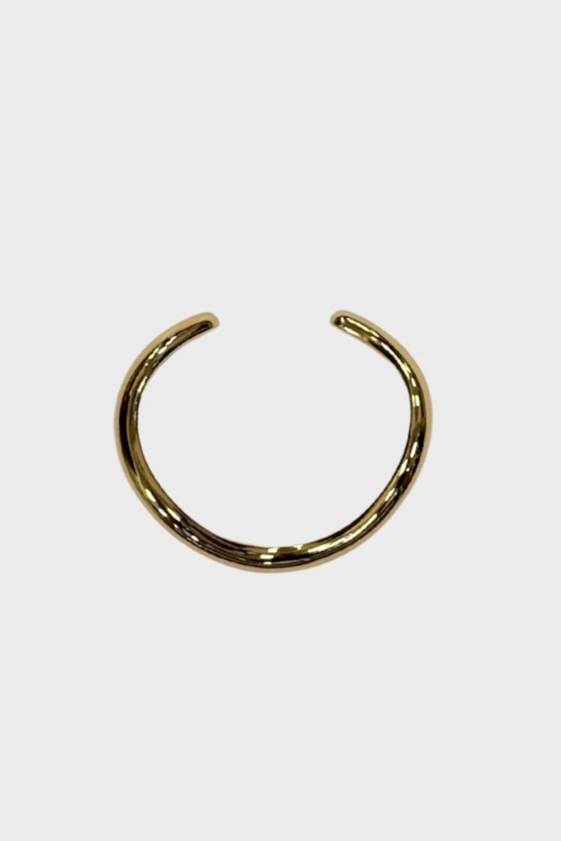 Yesica Cuff Bracelet Gold Plated