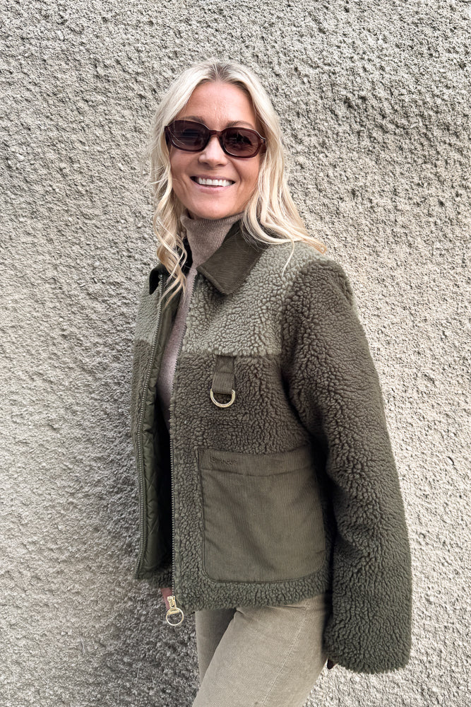 Malena Fleece Jacket Olive