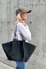 Large Mochi Black Suede