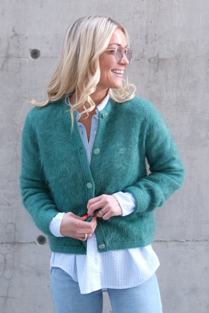 Una Chuncky Jacket Frosty Spruce