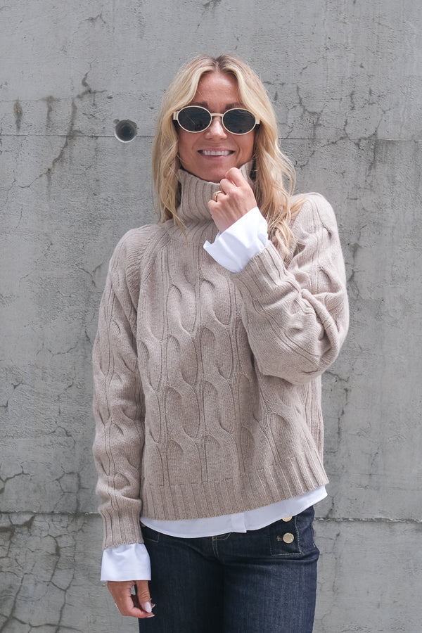 Cosima Sweater Beige Melange