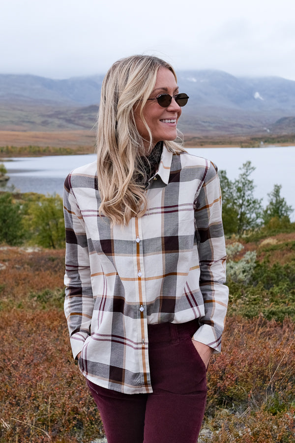 Moorland Shirt Edru Muted Tartan