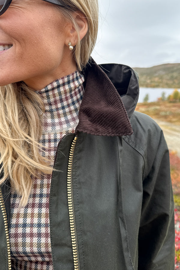 Carville Wax Jacket Olive