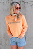College Classic Sweater Orange