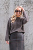 Mireya Knitted Sweater Dark Taupe