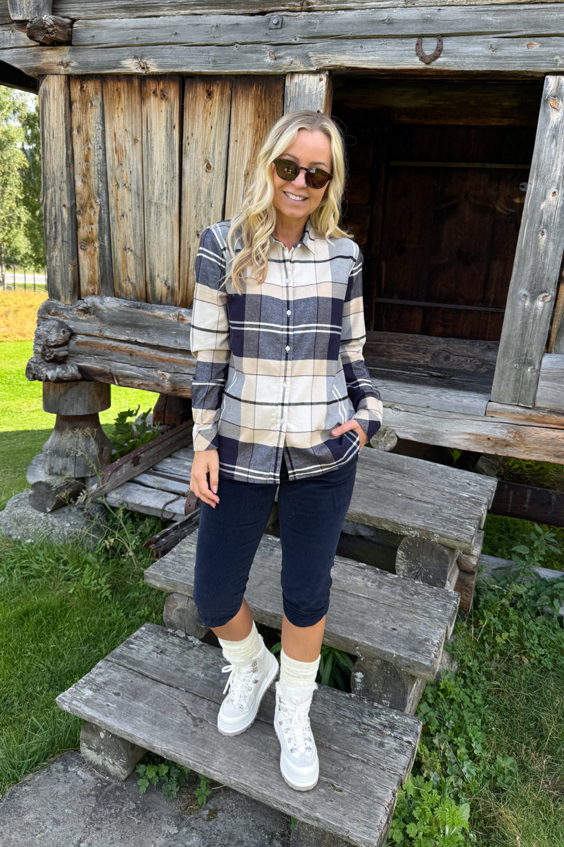 Anna Shirt Light Birchwood Tartan