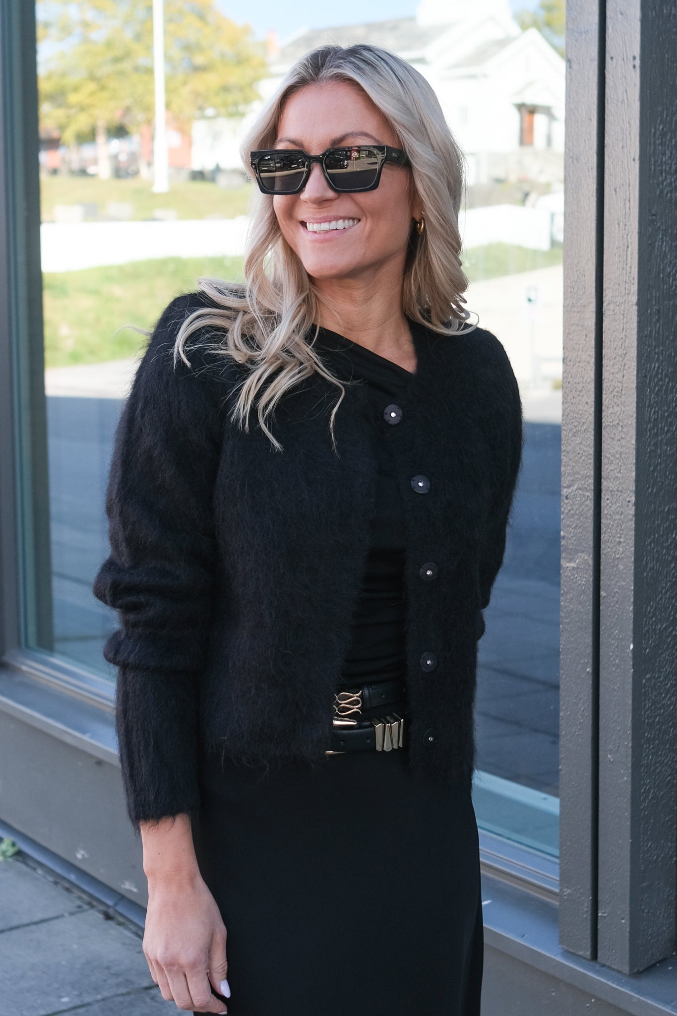 Hairy Knit Jacket