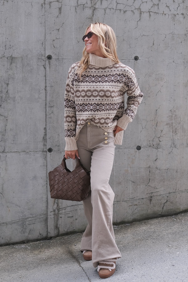 Helen Knitted Jumper Birch Multi