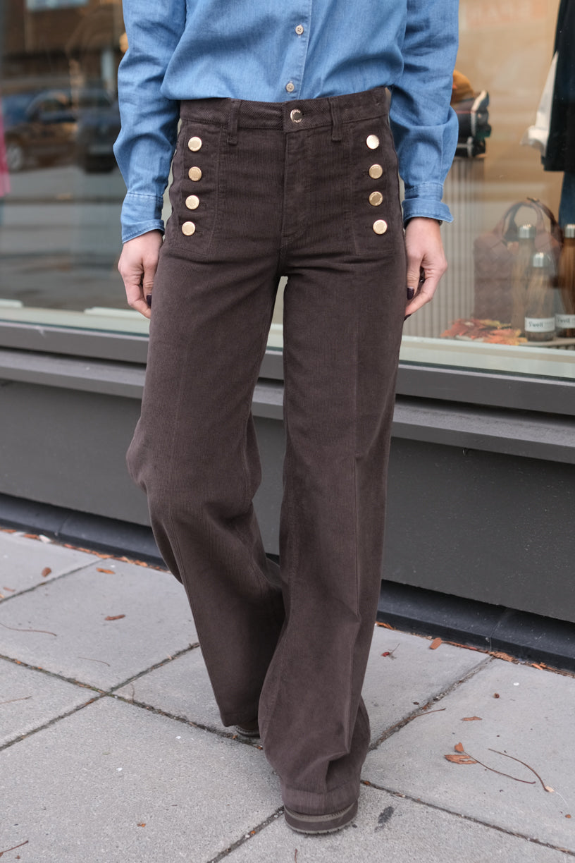 Giudith Pants Corduroy Acu Moro
