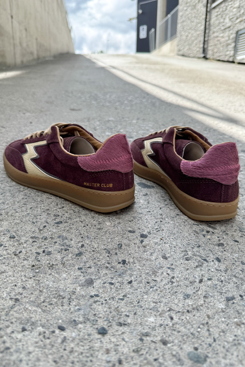Kit Club Sneakers Purple Suede Mauve Horsy Backtab