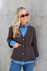 Tate Cardigan Cold Brown