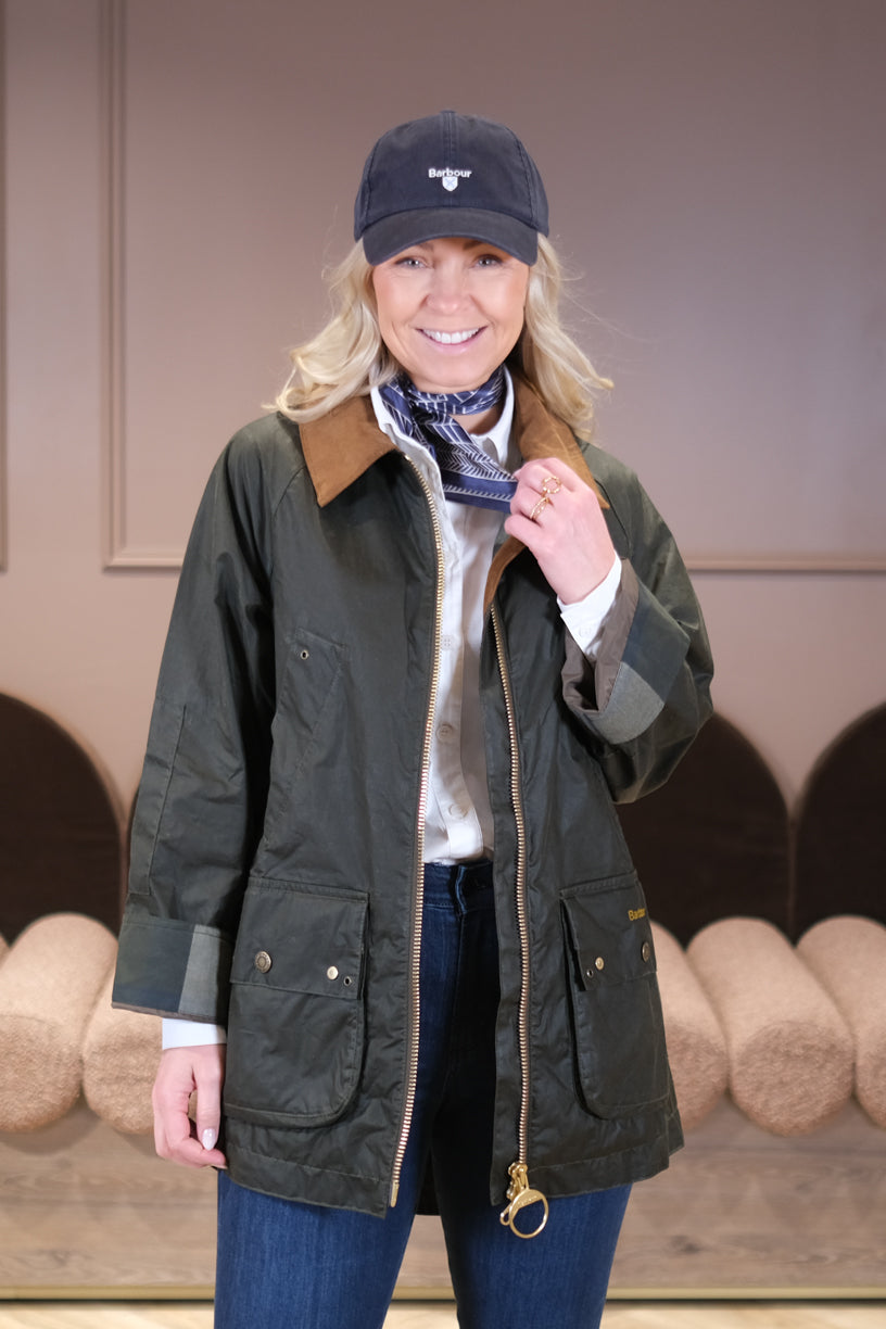 Raelynn Wax Jacket Olive