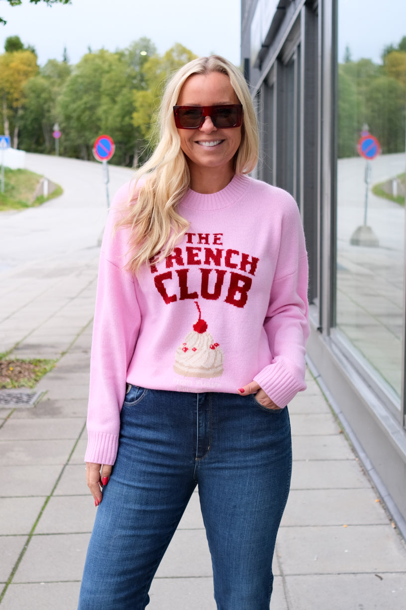 Crewneck Sweater The French Club Ballet Pink
