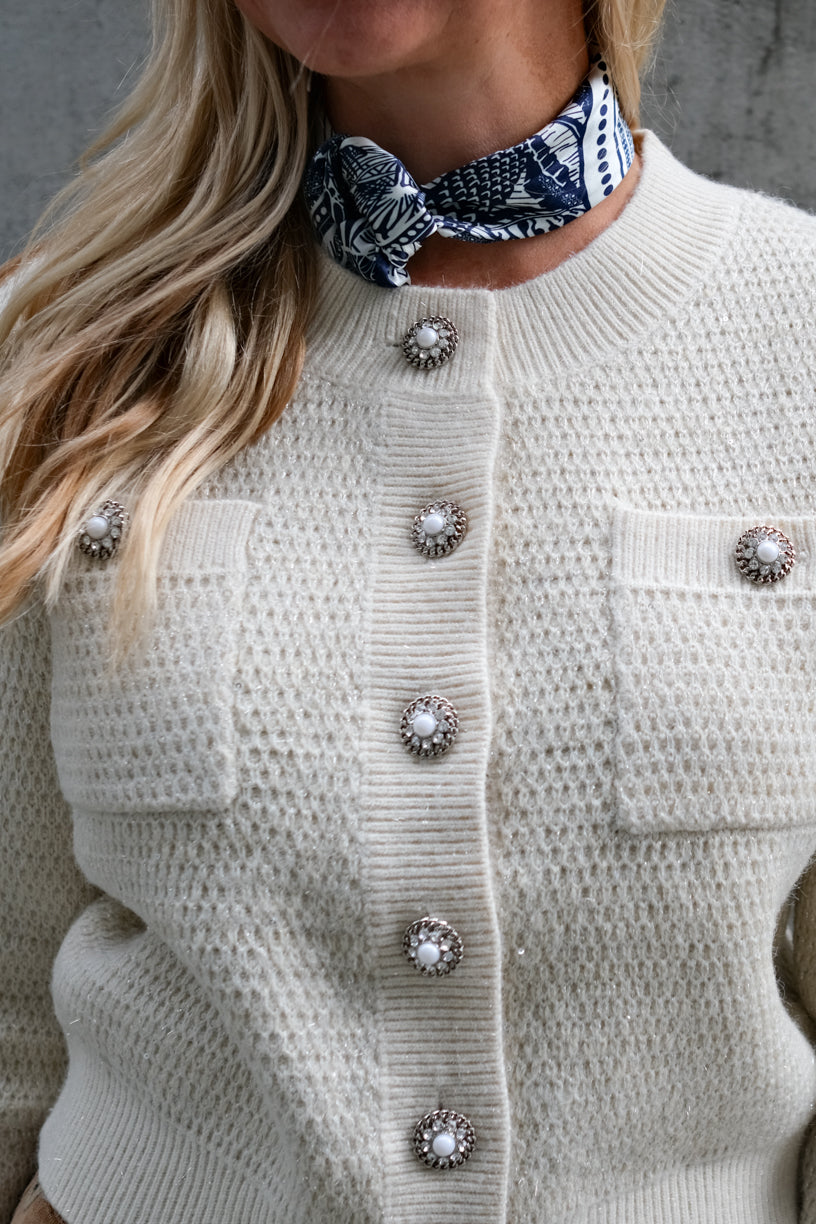 Gabor Cardigan Blanc Casse