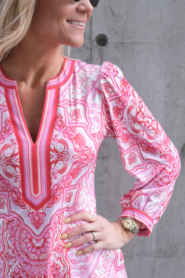 Austen Dress Red