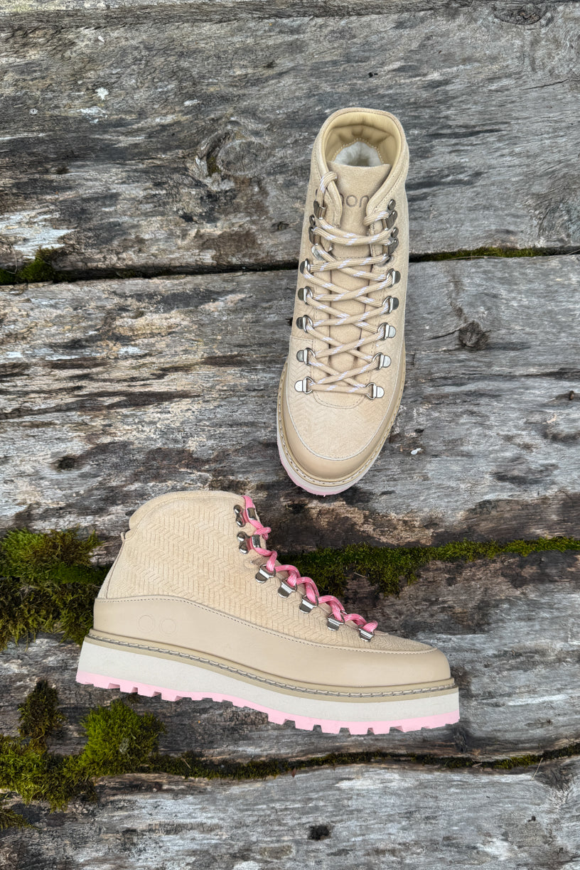 Core Cap Braided Sand/Pink