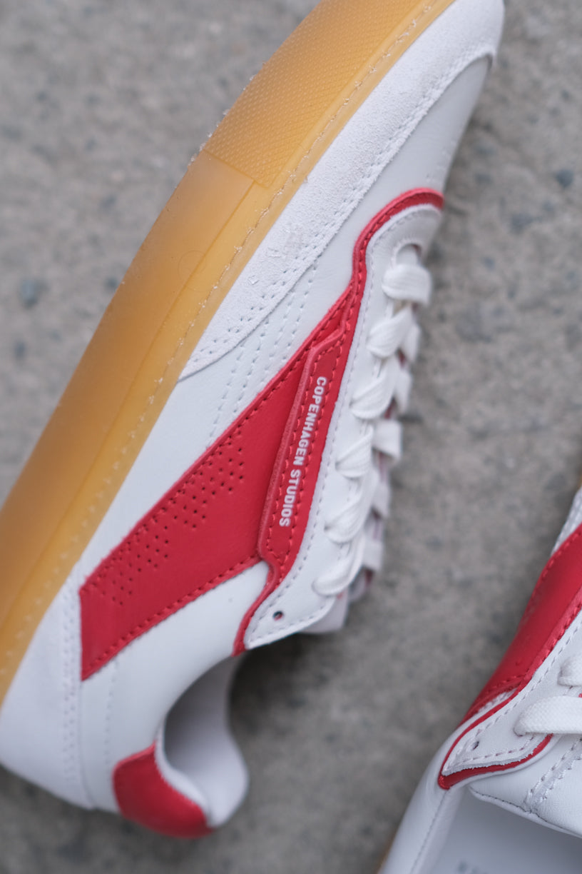 CPH90 Leather Mix White/Red
