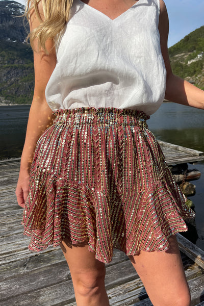 Extraordinary Skirt Shorts Rusty & Gold