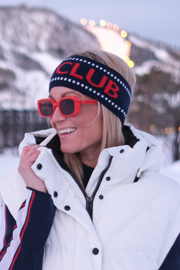 Ester Ski Headband Navy