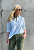 ARC Oxford Classic Shirt Soft Green Stripe