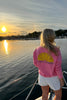 College Classic Sweater Hot Pink