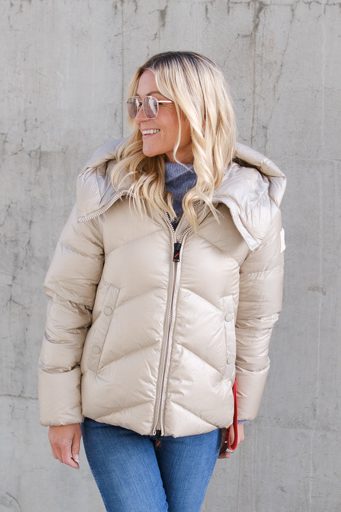 Helsinki Down Jacket Beige