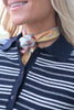 Italiensk Silke Skjerf Square Lys Pastell