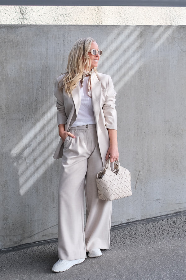 Frida Blazer Silver Sand