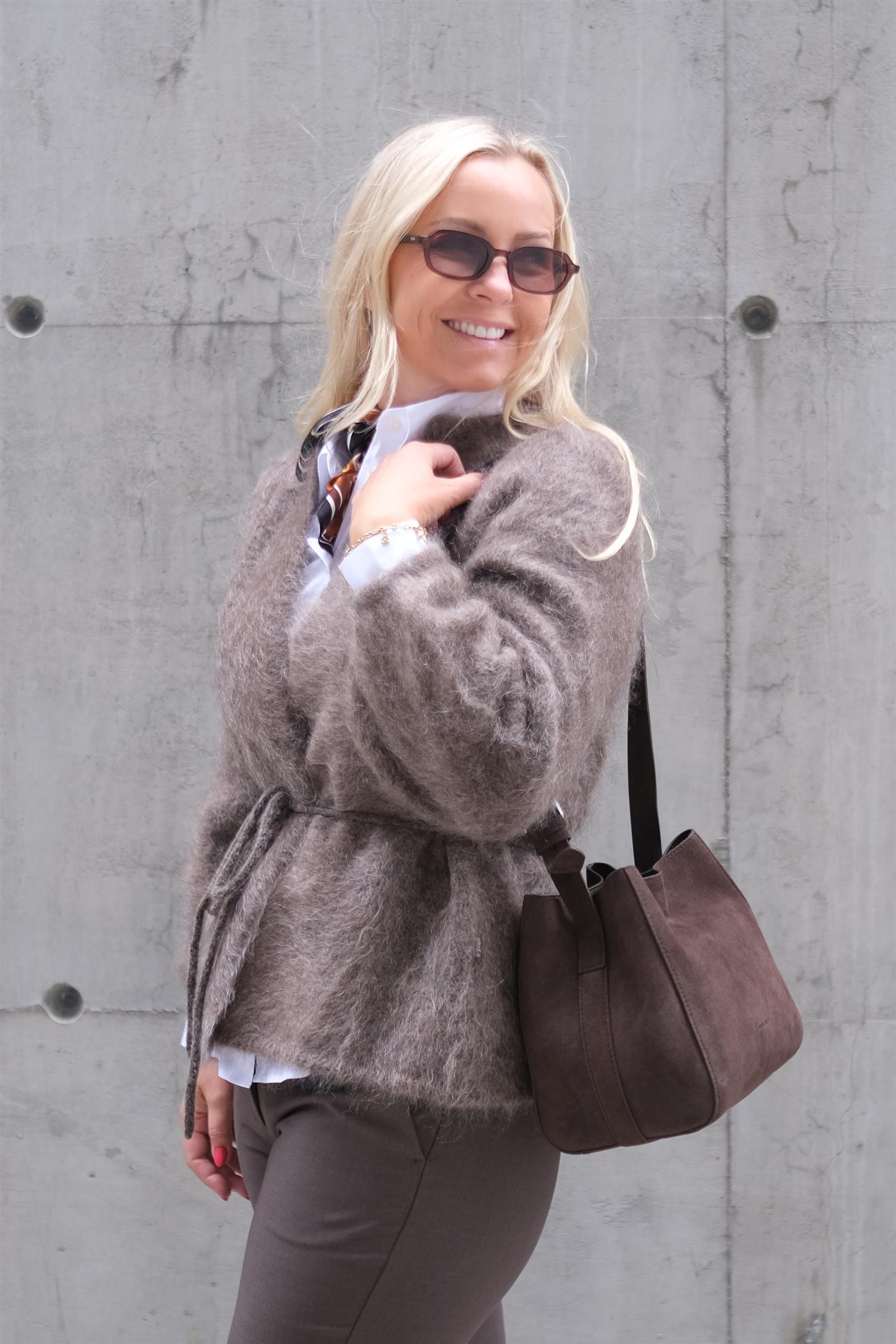 Sac Mini Suede Truffle