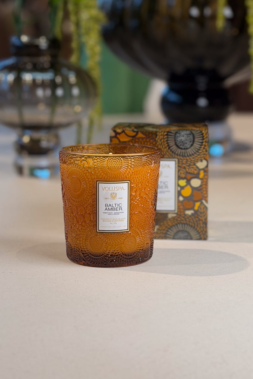 Classic Boxed Candle 60timer Baltic Amber