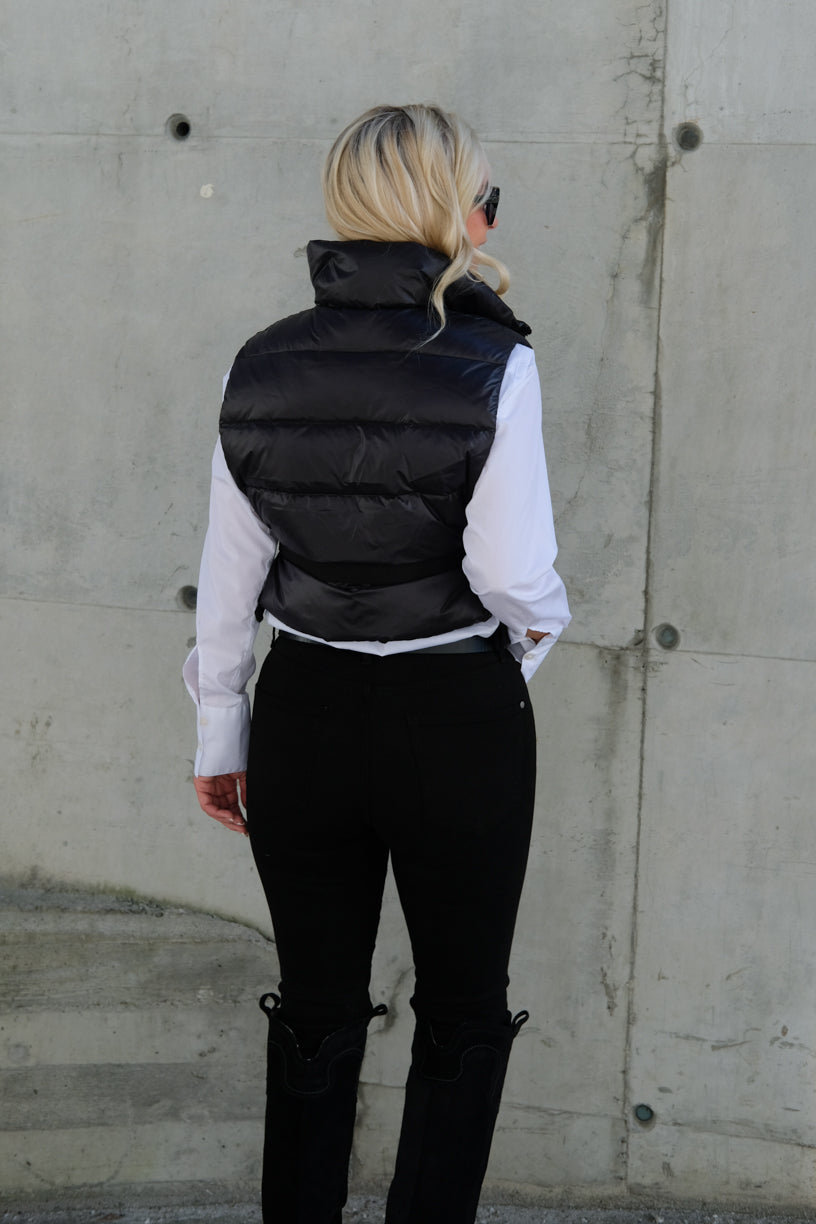 Bonnie Down Vest Black