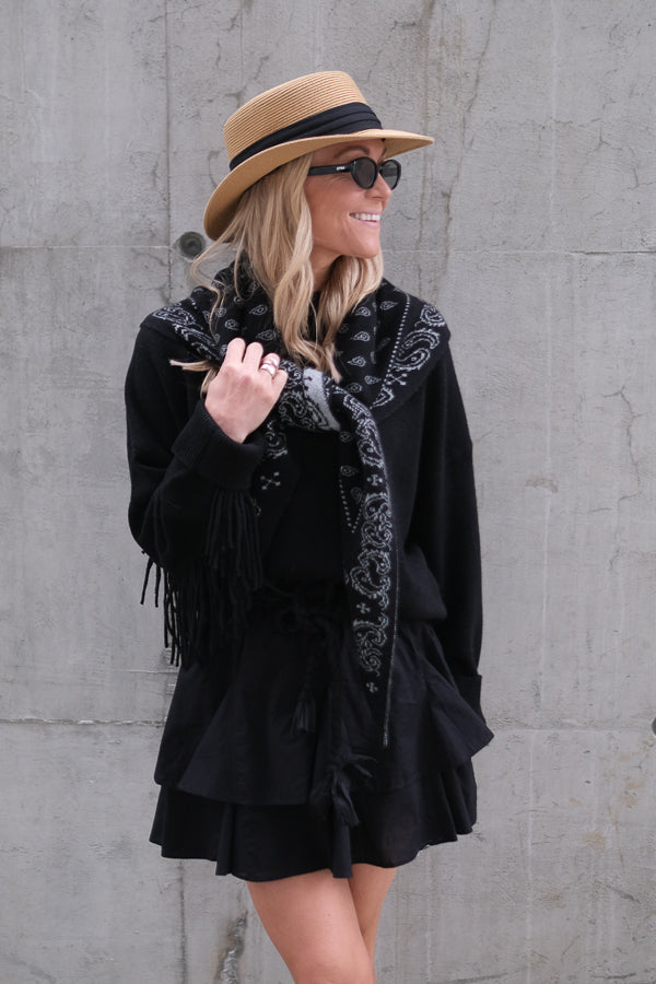 The Wild Rag Black / Heather Grey