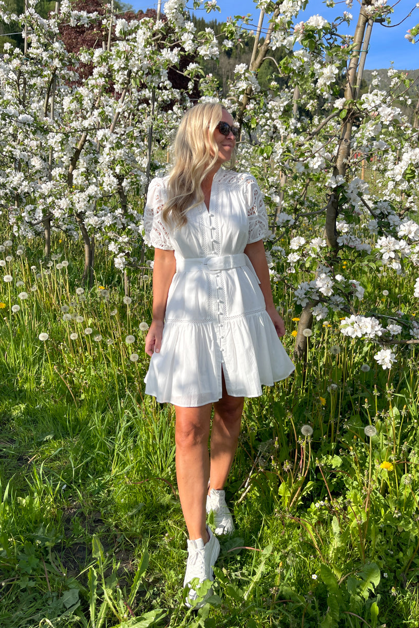Catleya Dress Blanc Casse