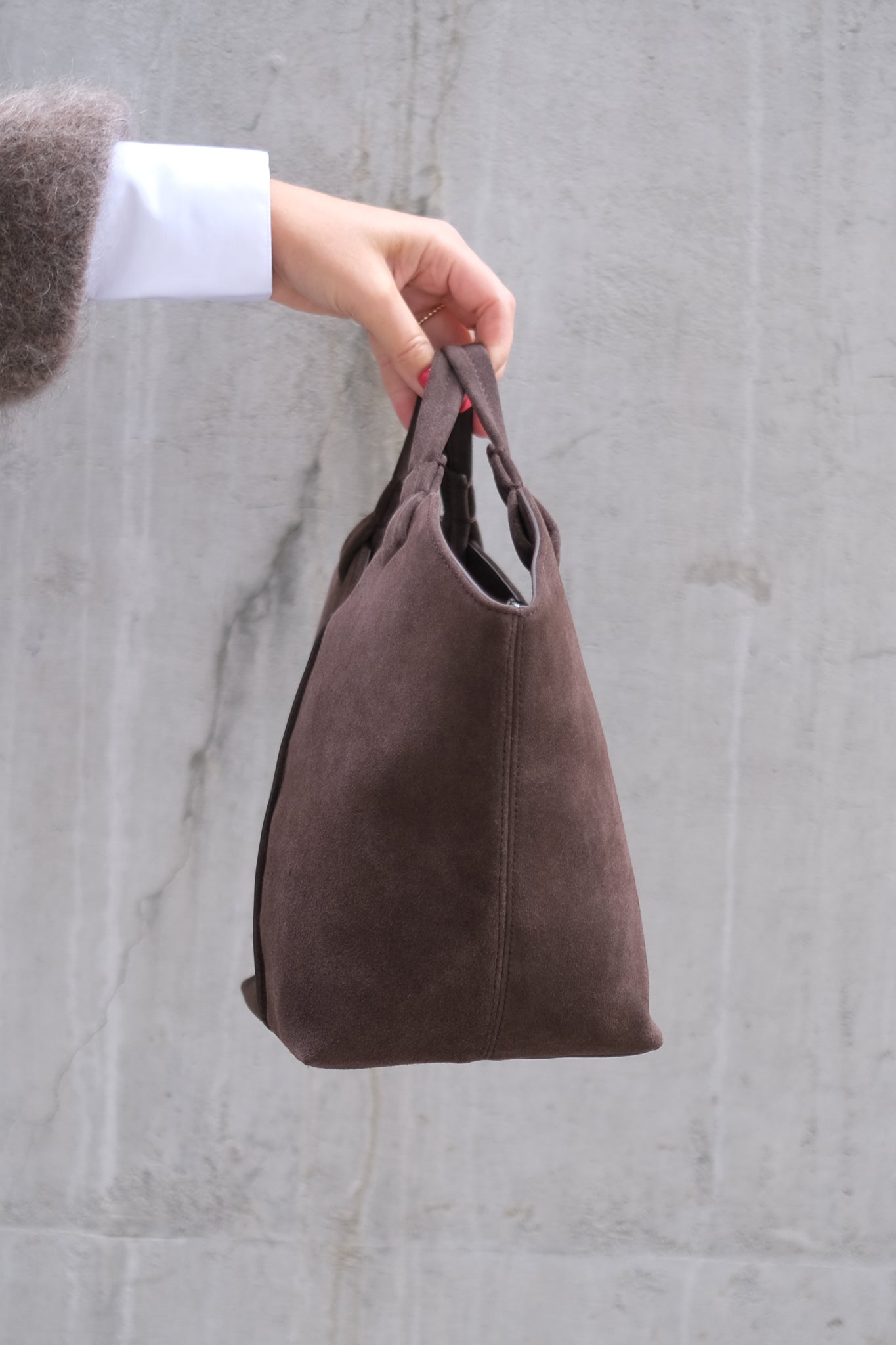 Maya Bag Suede Truffle