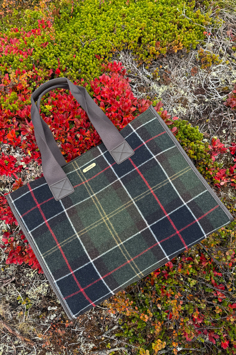 Turnberry Tartan Tote Bag Olive