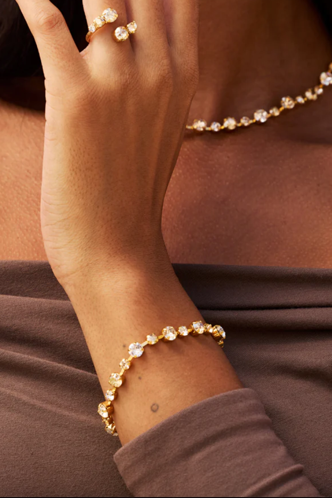 Calanthe Bracelet Gold Golden Combo