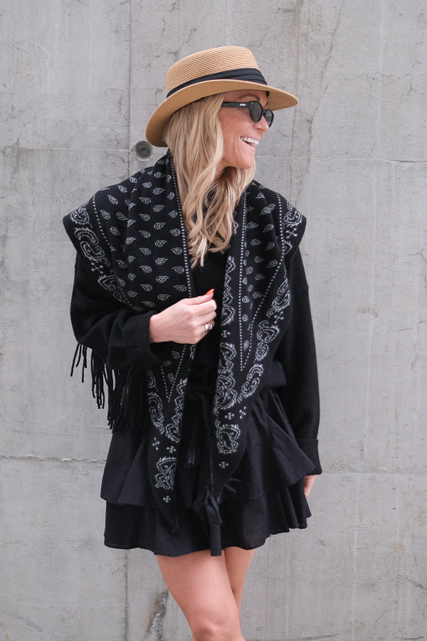 The Wild Rag Black / Heather Grey