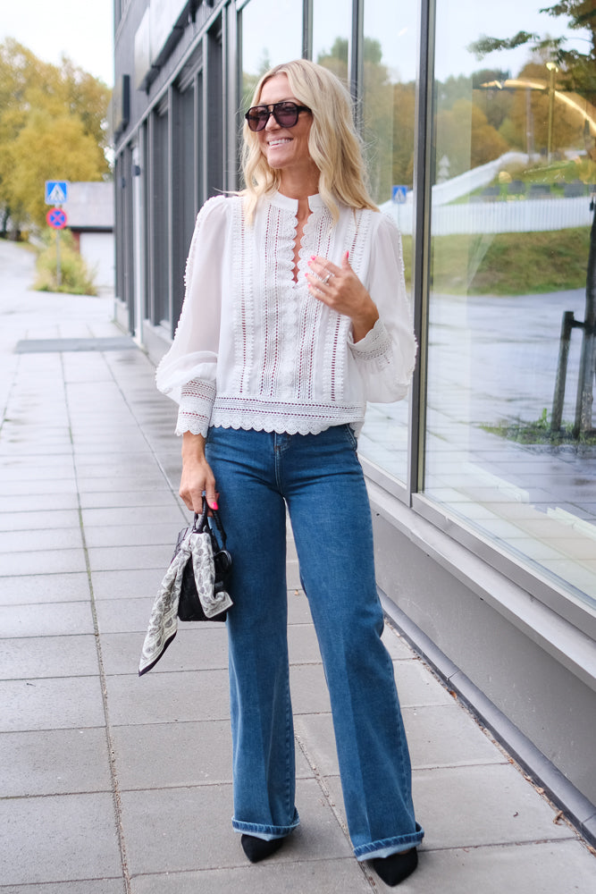 RabiaGo Blouse White